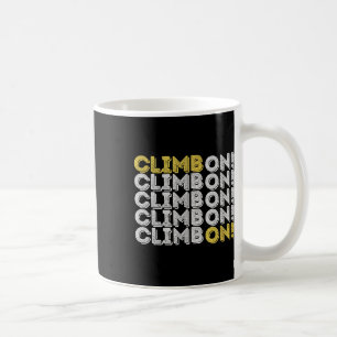 Caneca De Café Suba! Presente de Escalada em Rocha Bouldering Par