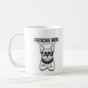 Caneca De Café Subestime-me Mãe Frenchie Cachorro Orgulhoso Prese