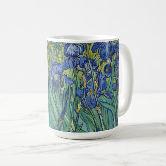 Caneca De Café Subidas por Vincent Van Gogh (Frente Esquerda)