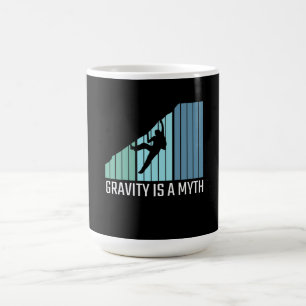 Caneca De Café Subindo - A gravidade é um mito