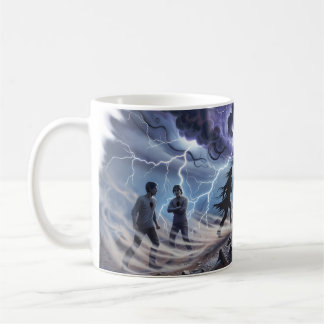 Caneca De Café Subindo Aquele Morro — Tempestade e Surto de Relâm