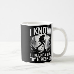 Caneca De Café Subindo Montanhas Caminhando E Acampando, Eu Gosto