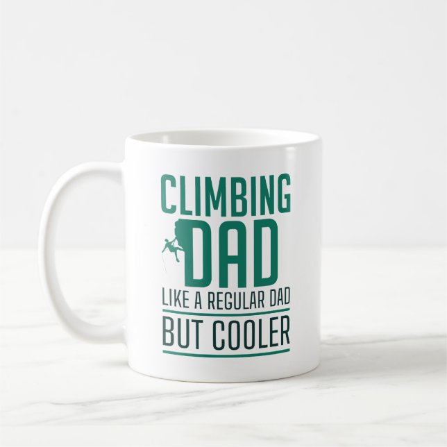 Caneca De Café Subindo Pai Como Um Pai Regular Mas Mais Frio (Esquerda)