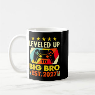 Caneca De Café Subindo Para Irmão Mais Velho 2027 Engraçado Promo