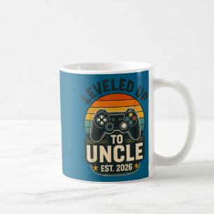 Caneca De Café Subiu para tio 2026 jogador de jogos gravidez