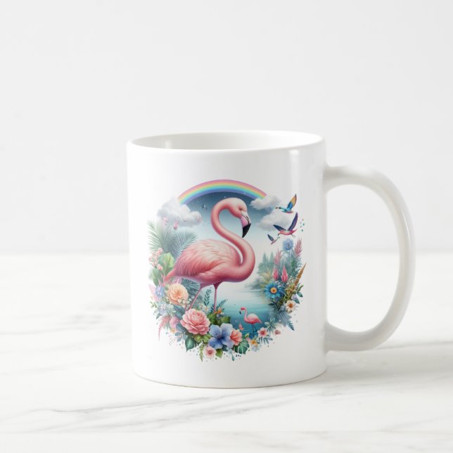 Caneca De Café Sublimação Flamingo-95150 (Direita)