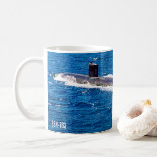 Caneca De Café SUBMARINO DE ATAQUE RÁPIDO DOS EUA - SSN-763 Mug