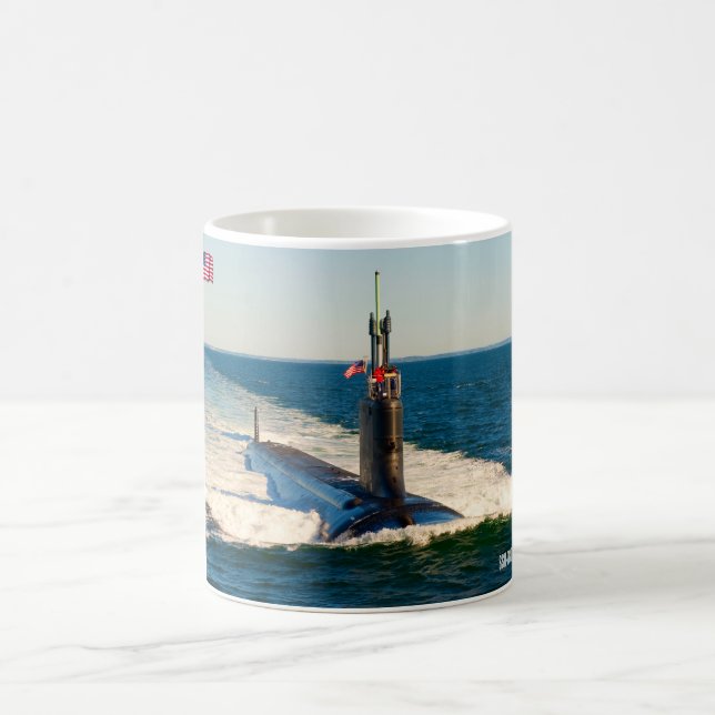 Caneca De Café SUBMARINO DE ATAQUE RÁPIDO DOS EUA - SSN-780 Mug (Centro)