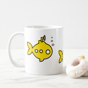 Caneca De Café Submarino Goldfish