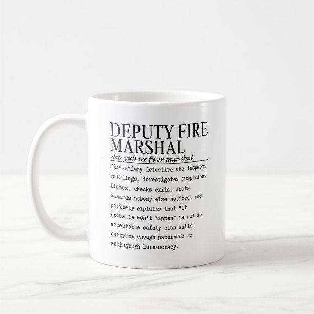 Caneca De Café submarshall de incêndio (Esquerda)