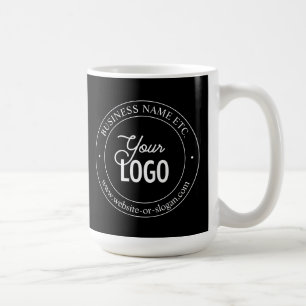 Caneca De Café Substituição fácil do logotipo e texto personalizá