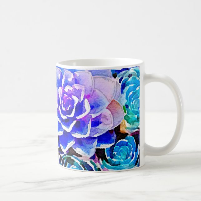 Caneca De Café Succulents (Direita)