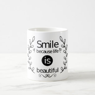 Caneca De Café Sucesso, Metas Atitude Citação Motivacional de Vid