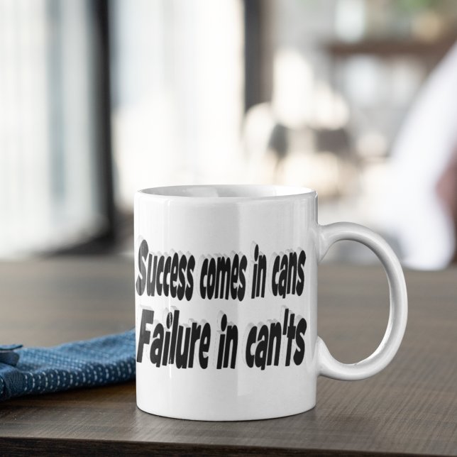 Caneca De Café Sucesso Pode Motivar Cotação (Criador carregado)
