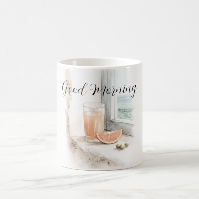Caneca De Café Suco de Toranja Good Morning Ocean View (Centro)