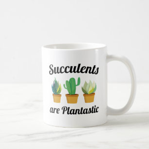 Caneca De Café Suculentas São Plantásticas
