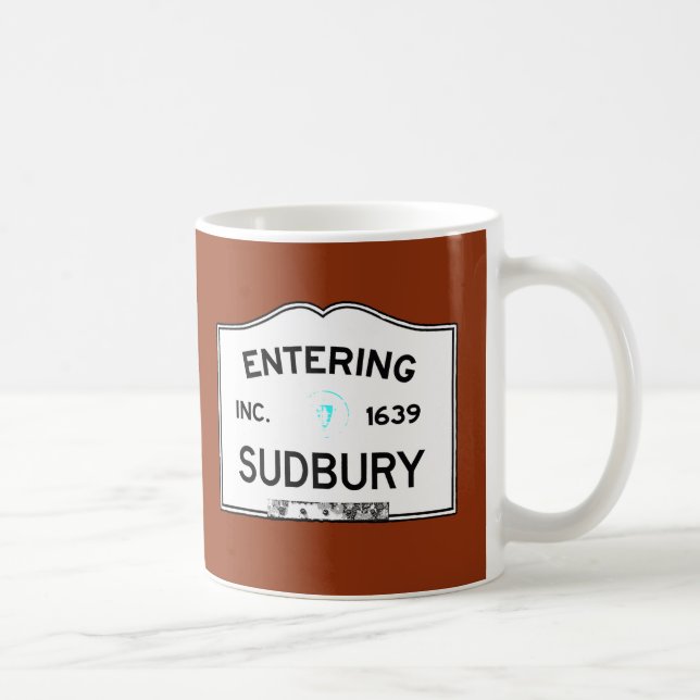 Caneca De Café Sudbury entrando (Direita)