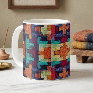 Caneca De Café Sudoeste Abstrato