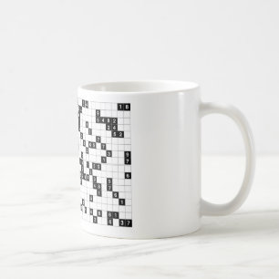 Caneca De Café sudoku branco preto