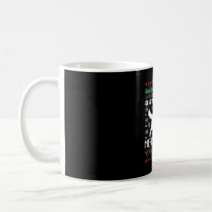 Caneca De Café Suéter de Natal Feio de Cachorro Floco de Neve Dog