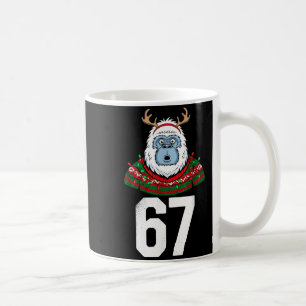 Caneca De Café Suéter de Natal Feio Yeti Gorila Rena 67