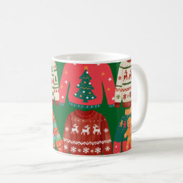 Caneca De Café Suéter Feio de Natal