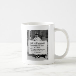 Caneca De Café Suffragette para Alice Paul, 1917