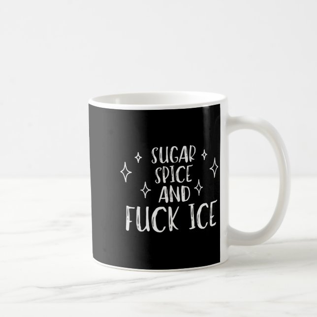 Caneca De Café Sugar Sce And For Ice Dertation Protest Cute Funny (Direita)