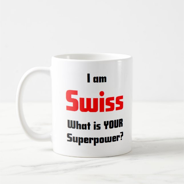 Caneca De Café suíça (Esquerda)