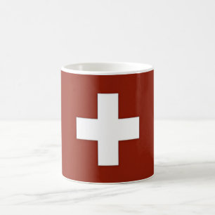 Caneca De Café Suiça - Bandeira Suíça -