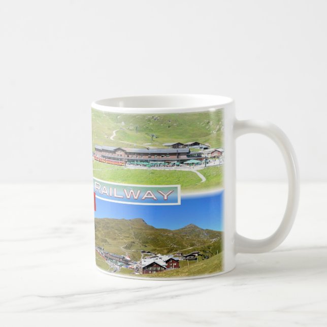 Caneca De Café SUIÇA CH - Caminho de Jungfrau - (Direita)