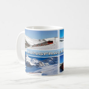 Caneca De Café SUIÇA CH - Caminho de Jungfrau -