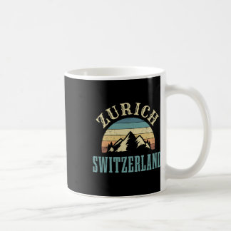 Caneca De Café Suiças Alps Esquiando Montanhas Suíças Presente no