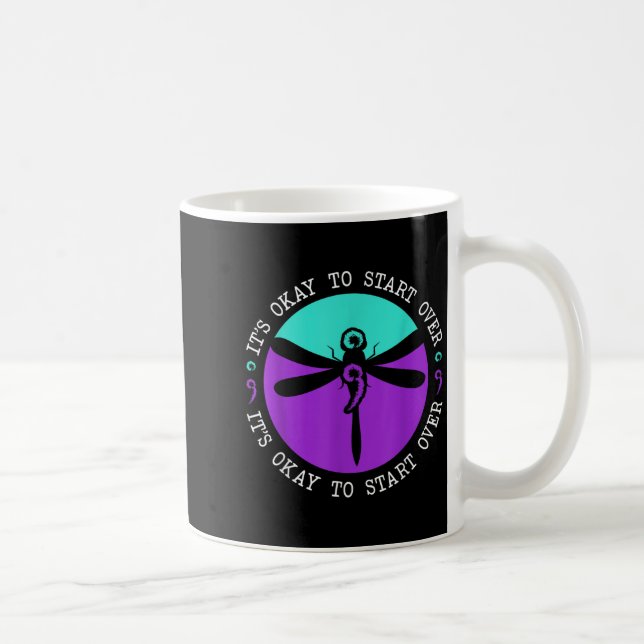 Caneca De Café Suicide Awareness Suicide Prevention Suprt Survivo (Direita)