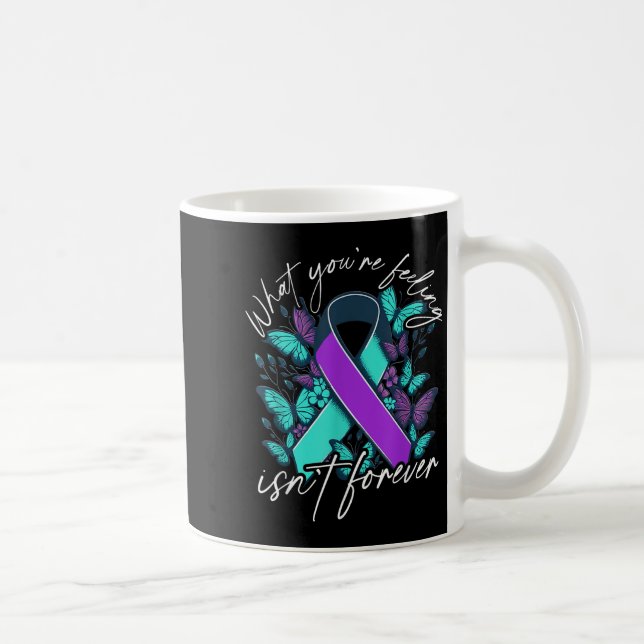 Caneca De Café Suicide Awareness Suicide Prevention Suprt Survivo (Direita)