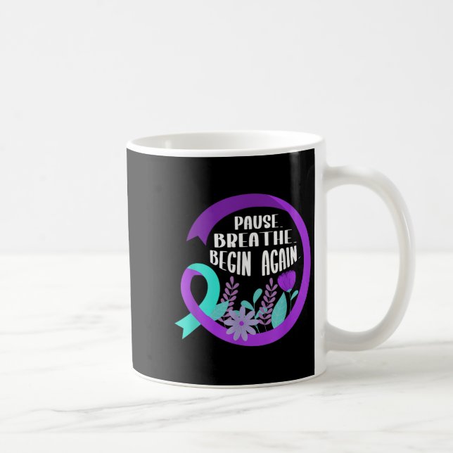 Caneca De Café Suicide Awareness Suicide Prevention Suprt Survivo (Direita)
