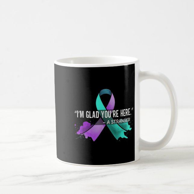 Caneca De Café Suicide Awareness Suicide Prevention Suprt Survivo (Direita)