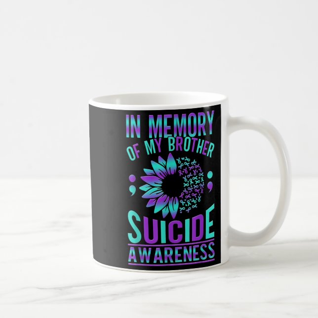 Caneca De Café Suicide Awareness Suicide Prevention Suprt Survivo (Direita)
