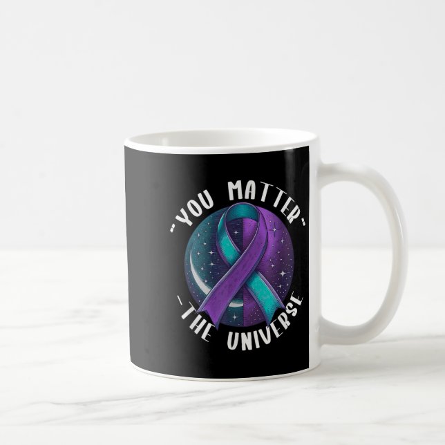 Caneca De Café Suicide Awareness Suicide Prevention Suprt Survivo (Direita)