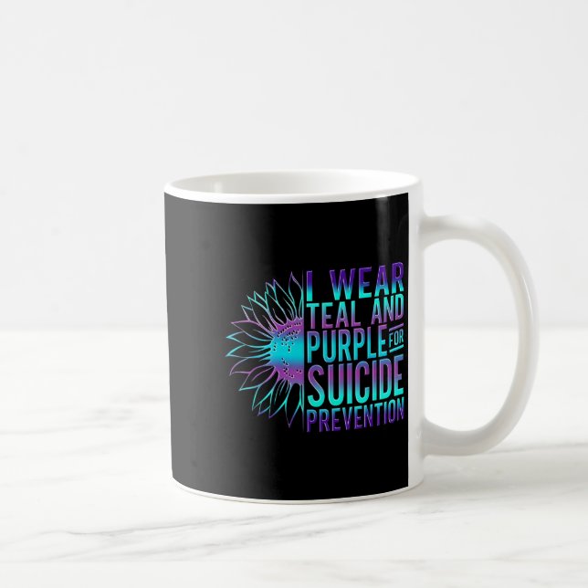 Caneca De Café Suicide Awareness Suicide Prevention Suprt Survivo (Direita)