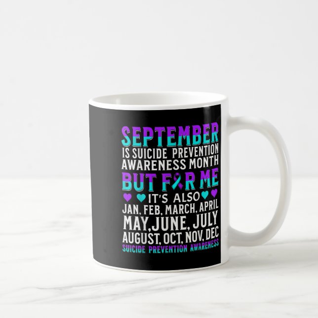 Caneca De Café Suicide Awareness Suprt Suicide Prevention Awarene (Direita)
