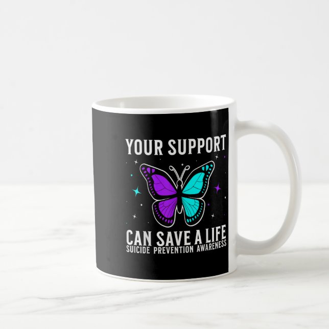 Caneca De Café Suicide Awareness Suprt Suicide Prevention Awarene (Direita)