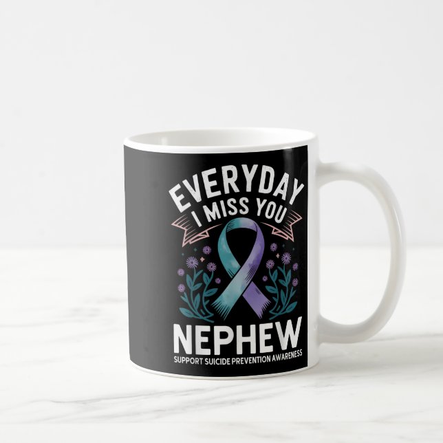 Caneca De Café Suicide Prevention Awareness Aunts  (Direita)