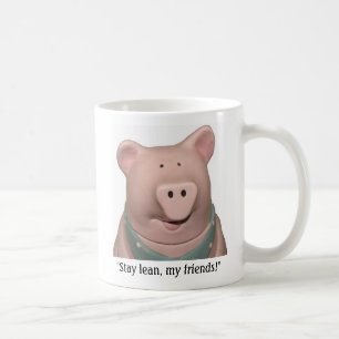 Caneca De Café Suínos de Calvin!