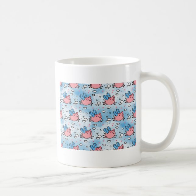 Caneca De Café suínos voadores (Direita)