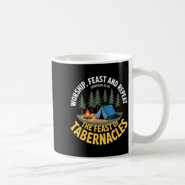 Caneca De Café Sukkot _ Hebrew Israelite Feast Days _ Feast Of Ta (Direita)