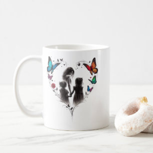 Caneca De Café Sukoon Caligrafia Urdu Design Estético Paz M