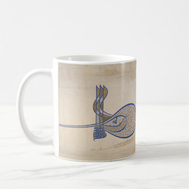 Caneca De Café Sultan Sulaiman Tughra (Esquerda)