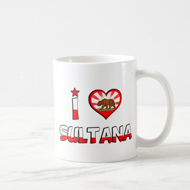 Caneca De Café Sultana, CA (Direita)