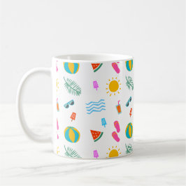 Caneca De Café Summer Beach Pattern Mug